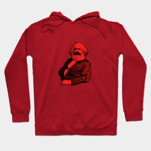 Karl Marx Portrait Hoodie